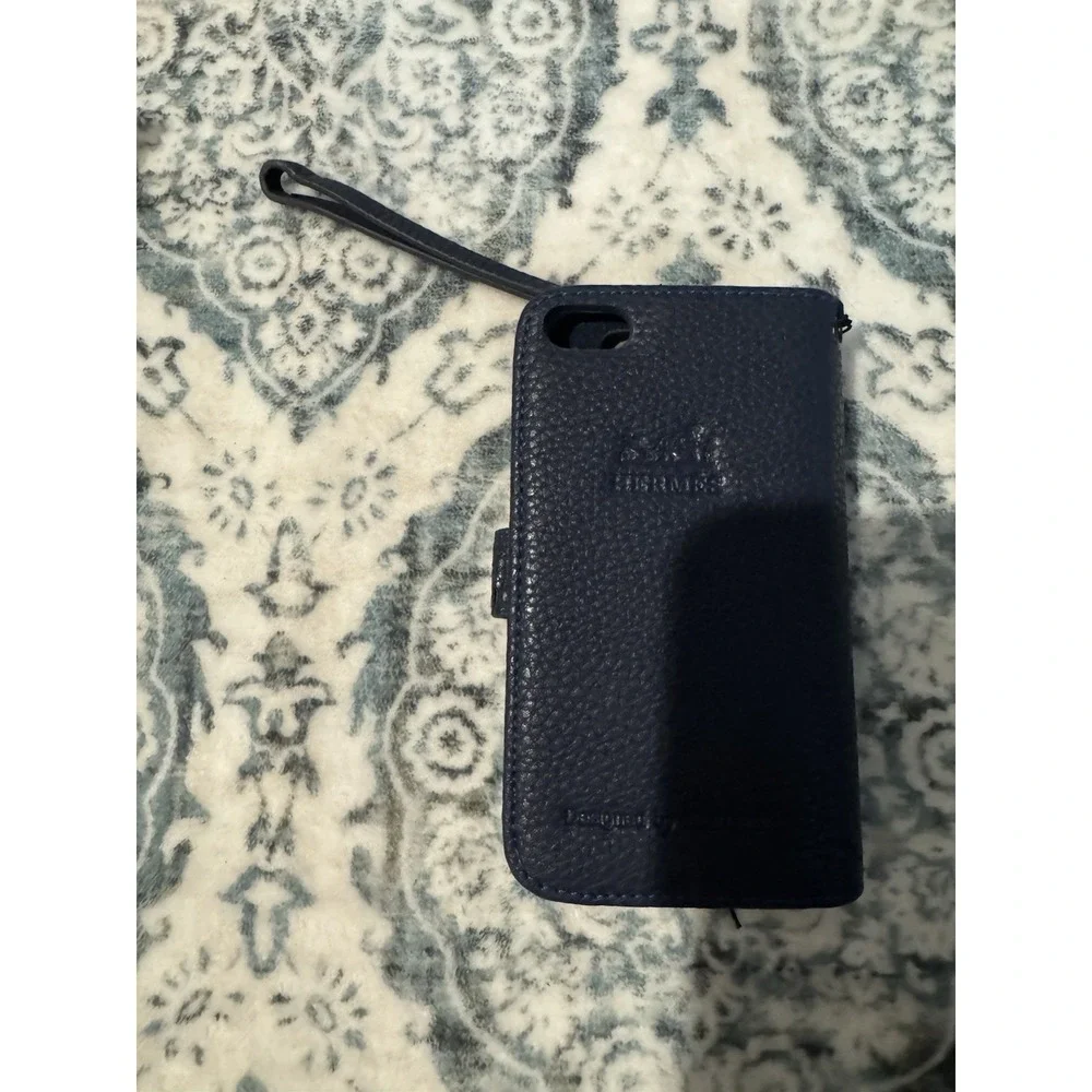 Hermes Paris Vintage Iphone Wallet Case W Box. Authentication Card In Box